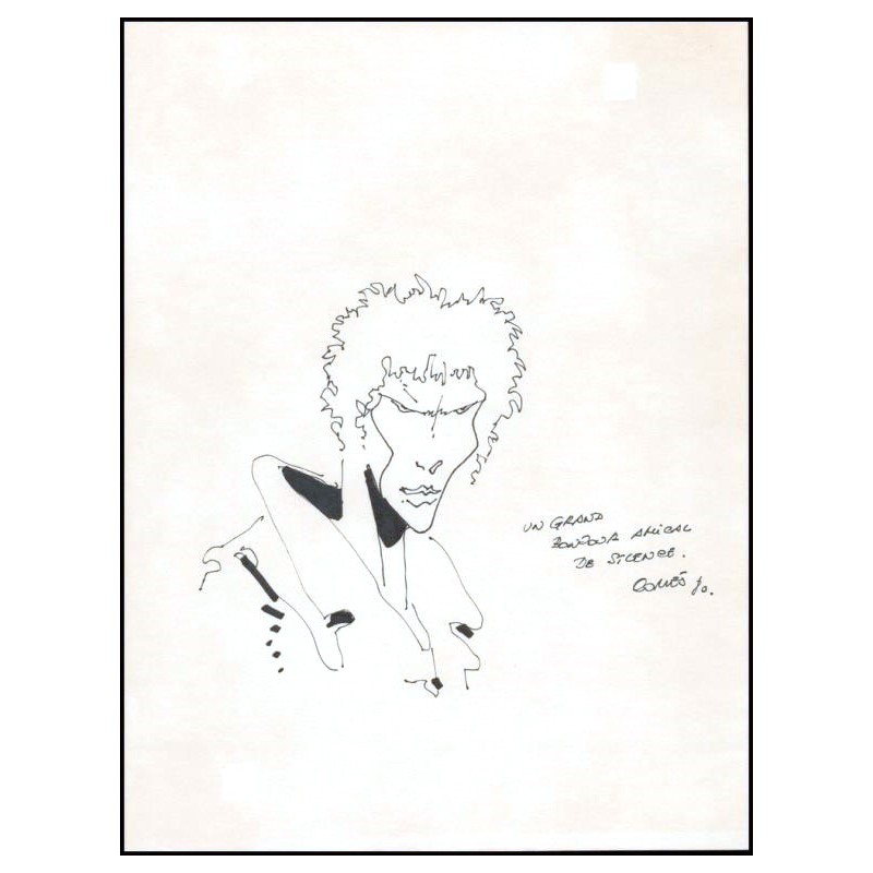 Comes / Dédicace de Silence par Didier Comes / 1980